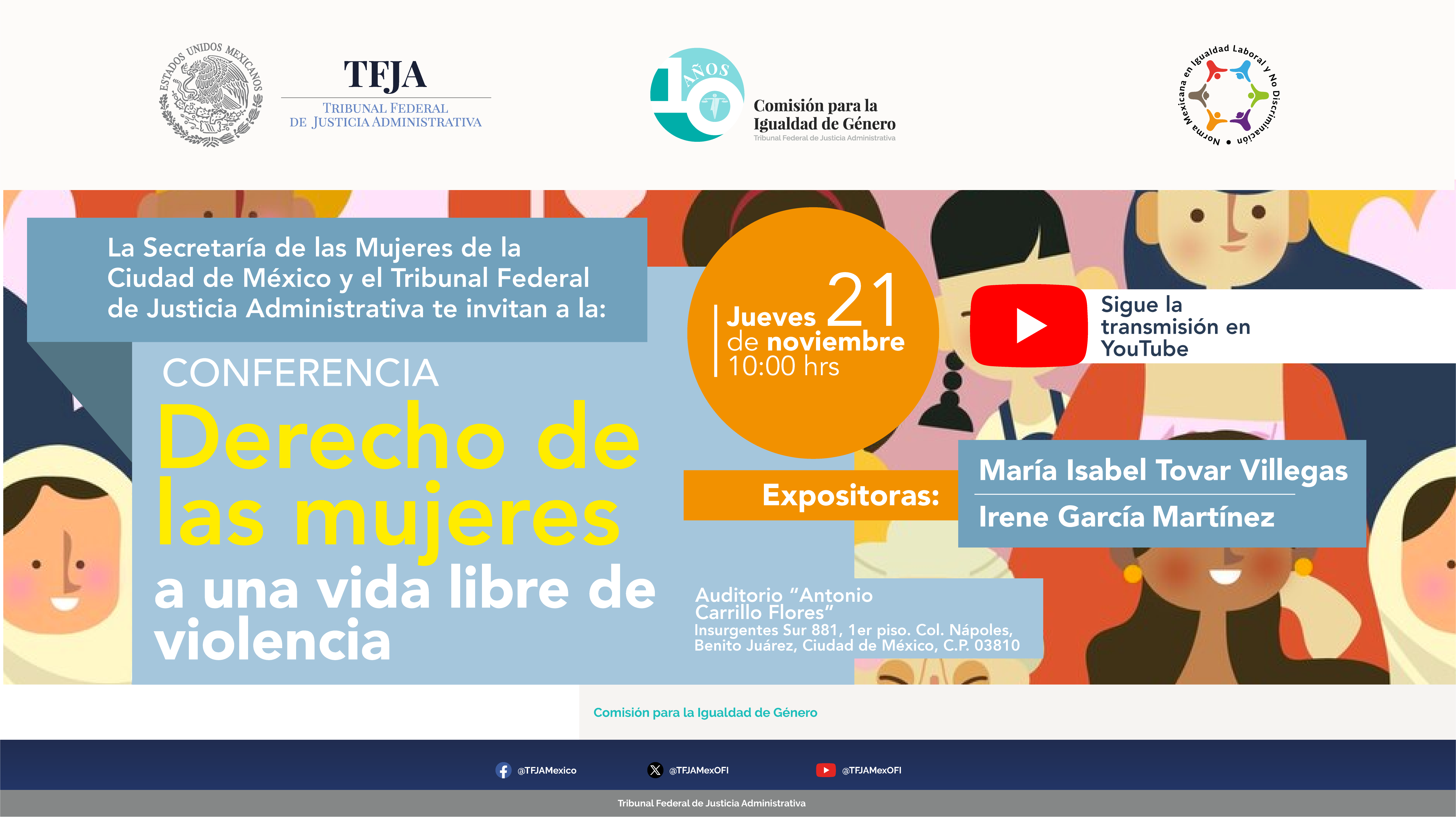 Conferencia “Derecho de las mujeres a una vida libre de violencia”