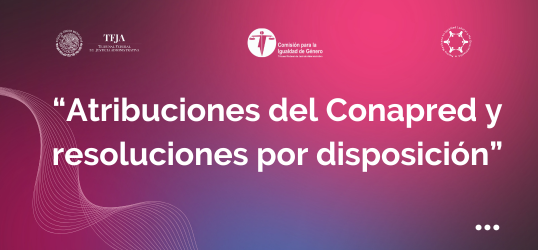 Conferencia “Atribuciones del CONPRED y resoluciones por disposición” 