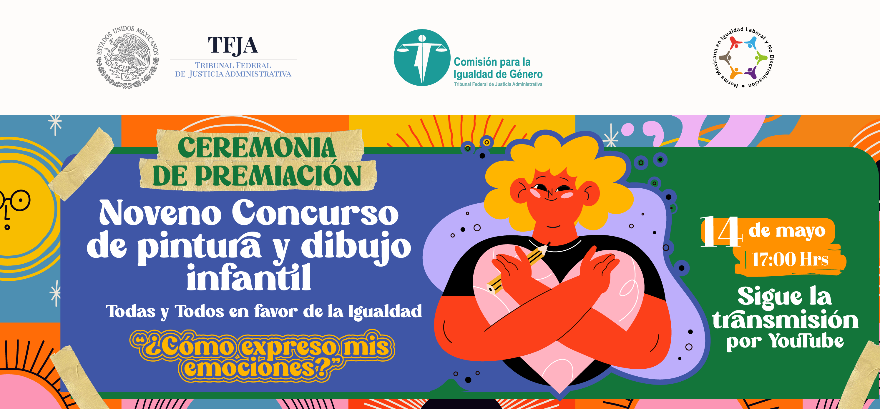 Ceremonia de premiación del noveno concurso de dibujo y pintura infantil 