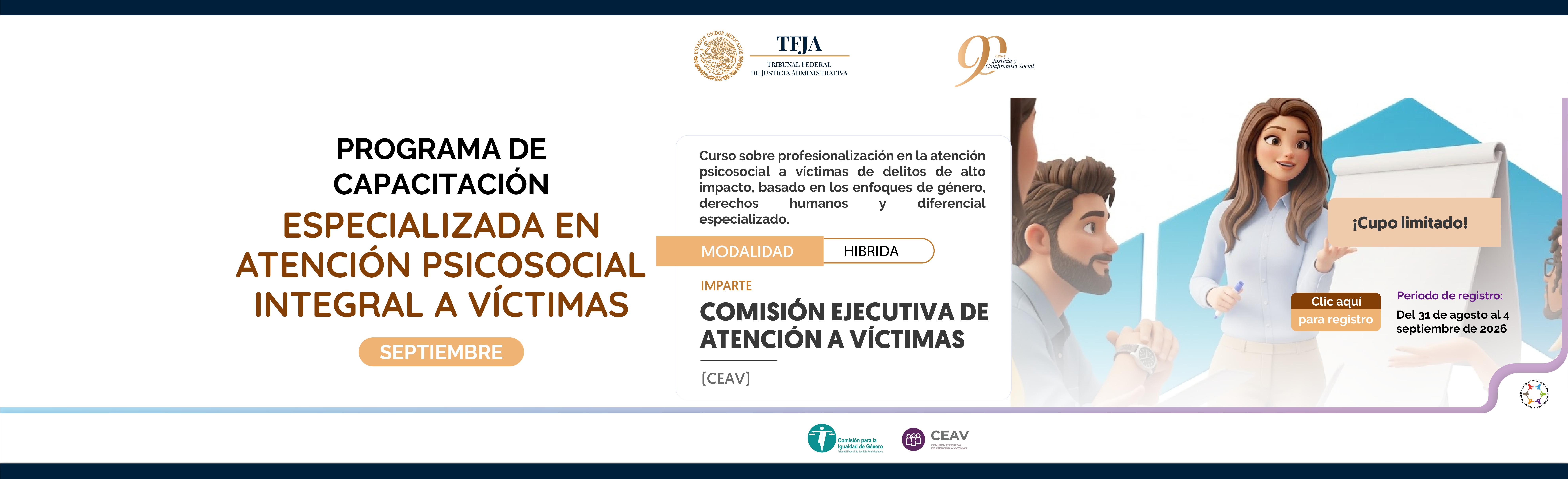 Programa de capacitación especializada en atención psicosocial integral a víctimas