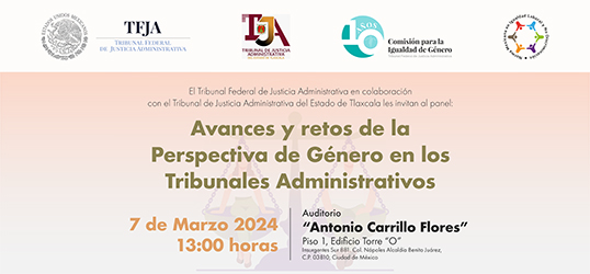 Avances y Retos de la Perspectiva de Género en los Tribunales Administrativos