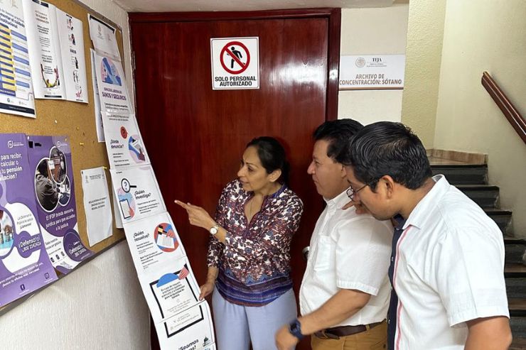 Sala Regional en Chiapas difunde la campaña “Faros para entornos laborales seguros”