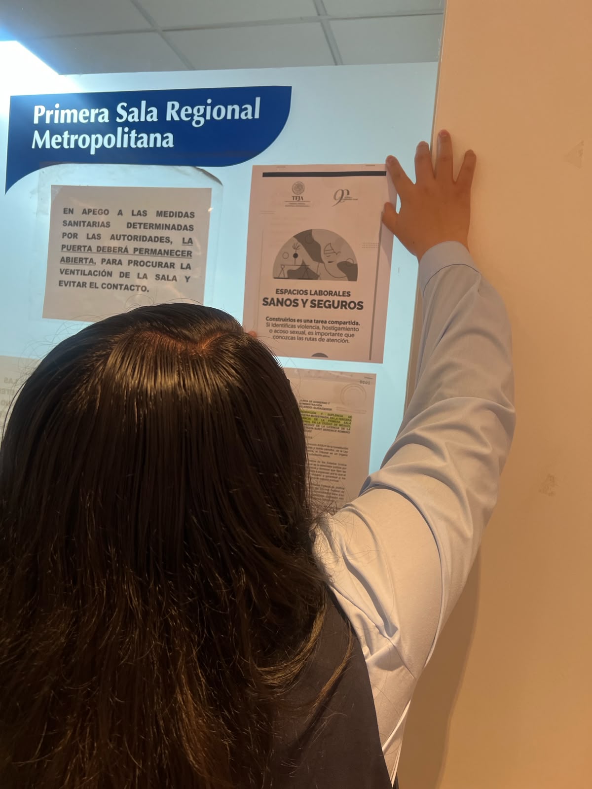 Primera Sala Regional en la Ciudad de México difunde la campaña “Faros para entornos laborales seguros