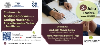 Conferencia Notificaciones en el Código Nacional de PCF