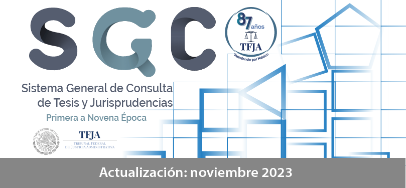 Sistema General de Consulta de Tesis y Jurisprudencias