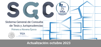 Sistema General de Consulta de Tesis y Jurisprudencias